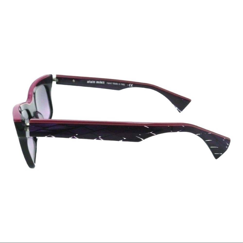 Alain MIKLI SUNGLASSES Women’s VIOLET DIAMOND / VIOLET GREY GRAD - Picture 3 of 10